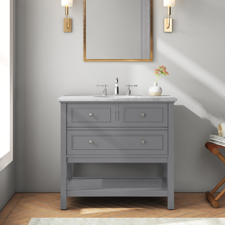 Voss 36" Single Bathroom Vanity Set & Reviews Joss & Main